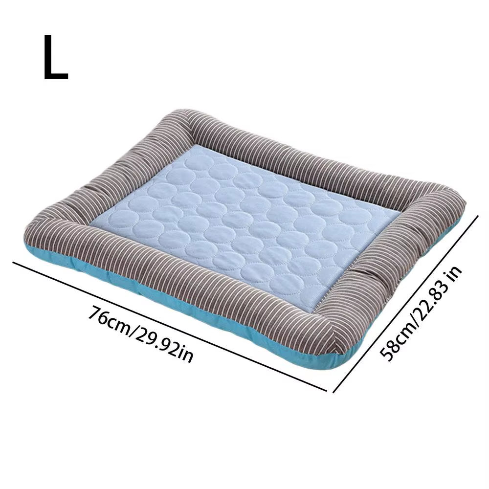 Cooling Mat for Dogs and Cats - Soft, Breathable Ice Silk Pet Blanket for Summer Comfort