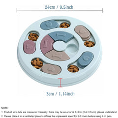 Pawzation Brain-Game Puzzle Feeder – Interactive Slow Feeding Toy