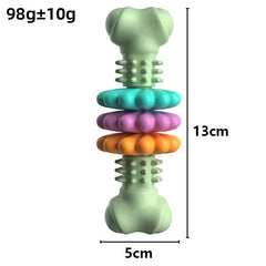 Interactive Rubber Dog Chew Toy | Dental Molar Bone for Puppies & Dogs