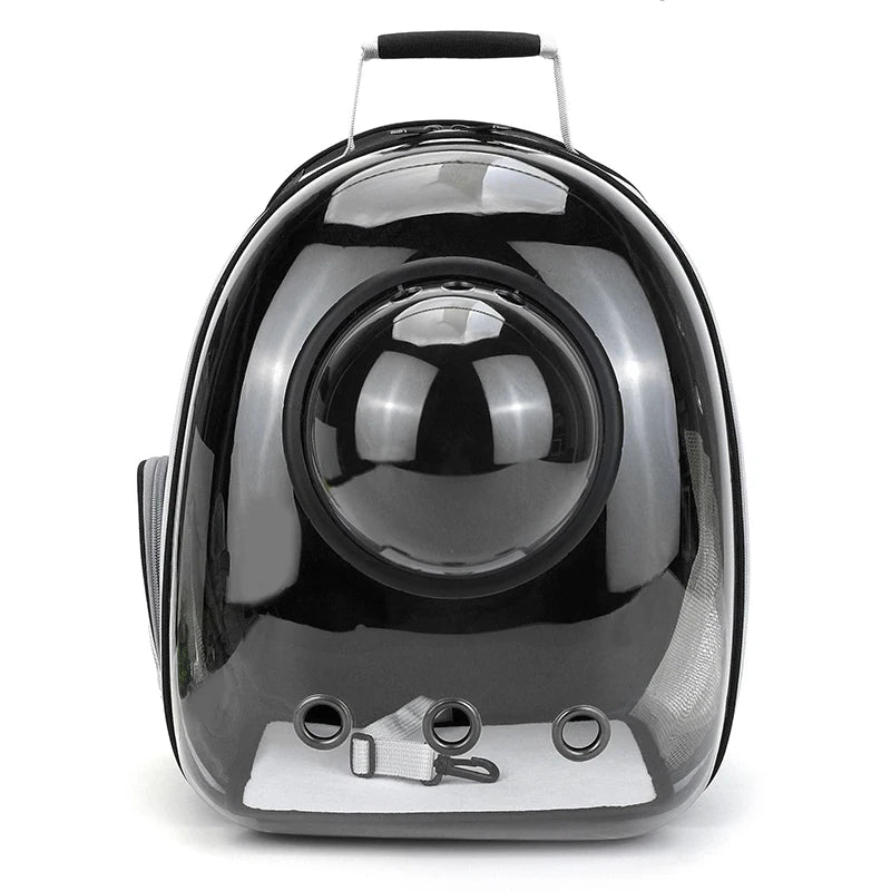 Transparent Pet Carrier Backpack - Breathable Space Capsule for Cats and Dogs, Portable Transport Solution