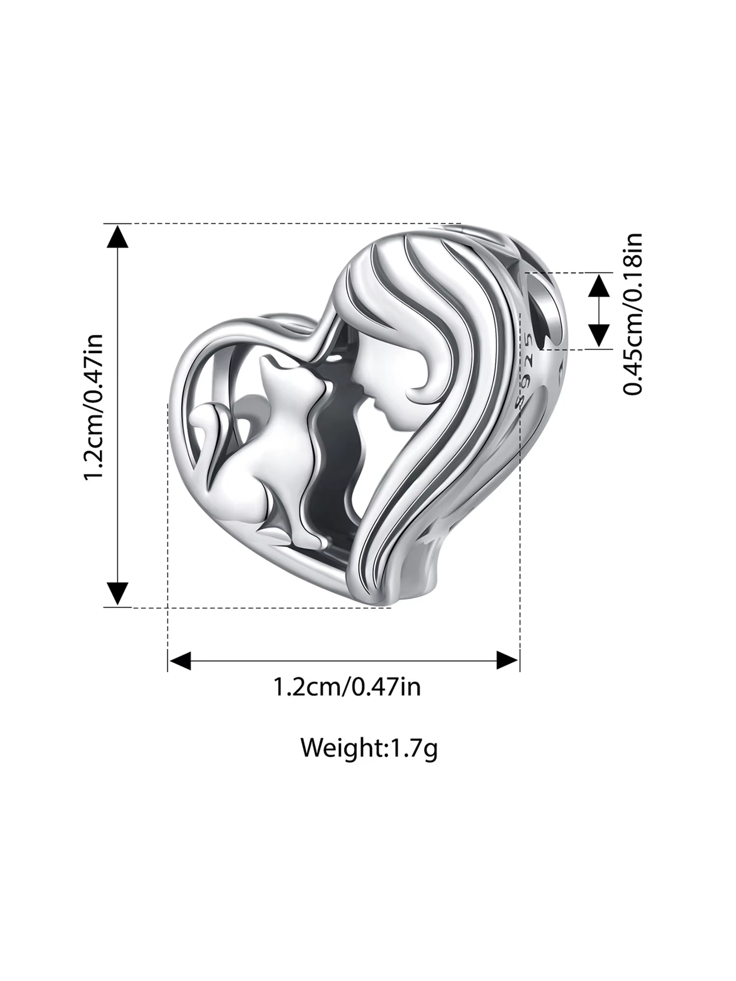 Cat Shaped Pendants For Bracelet & Necklace