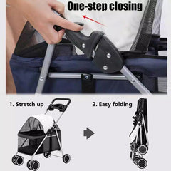 Dog Strollers Baby Stroller Pet Stroller Cat Carrier Pushchair Prams Dog Prams