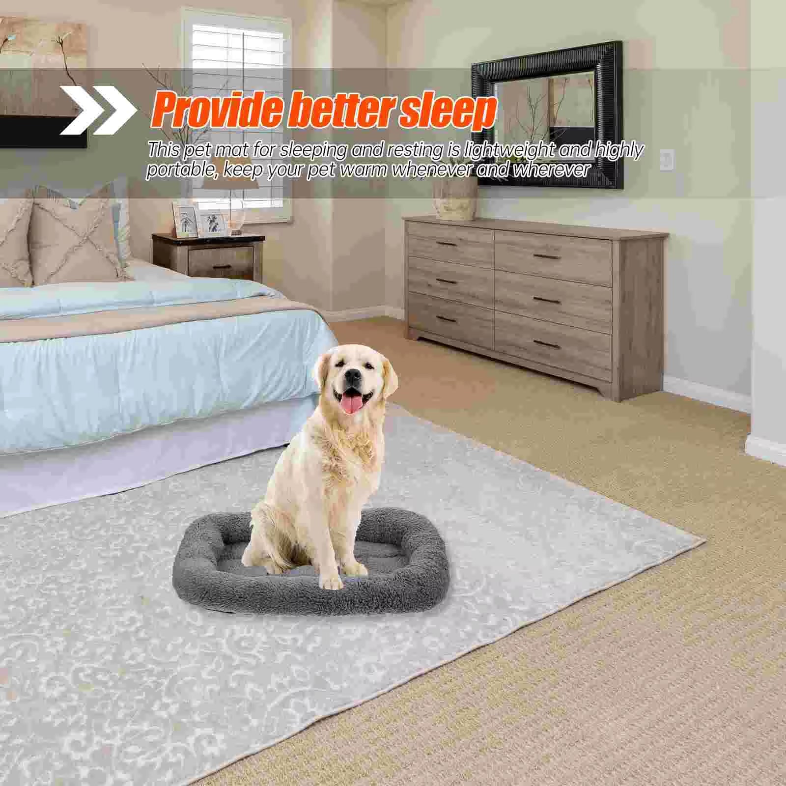 Portable Waterproof Pet Mat Dog Sleep Mat Comfortable Cloth Mat Pet Cushion Pet Floor Sleeping Mat Pet Supply Cat Beds Mats