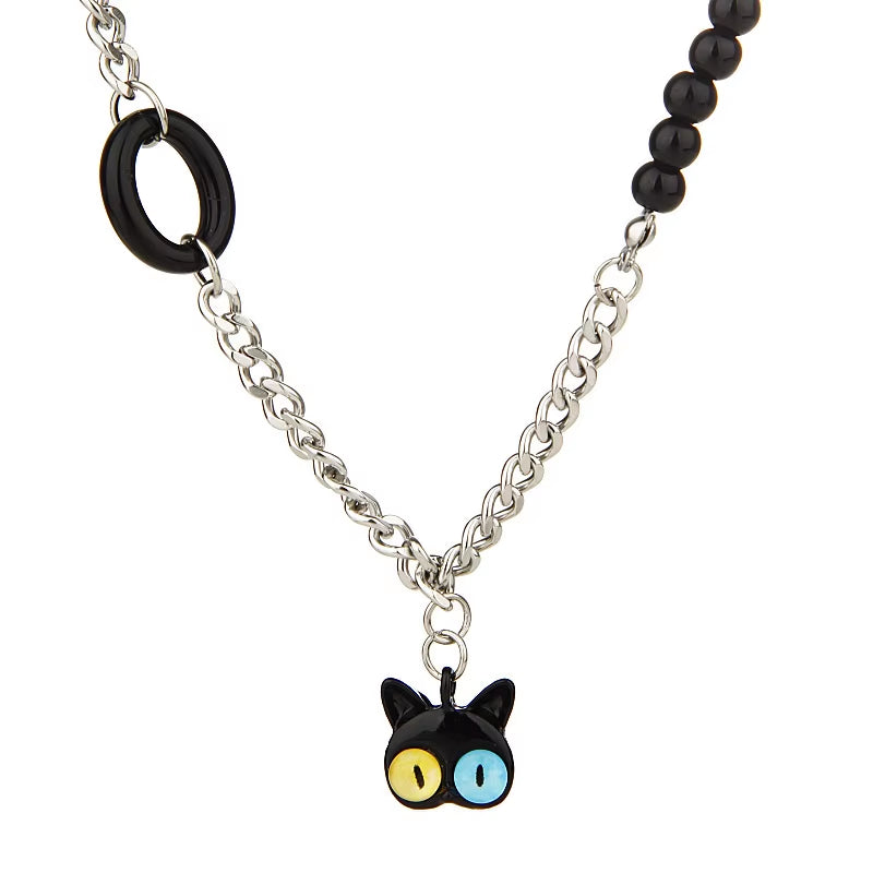 Bold Black Cat Jewellery Collection - Necklace