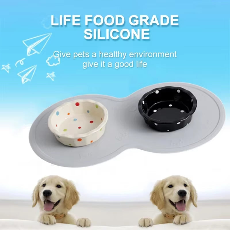 Pet Feeding Mats - Bowl Shaped