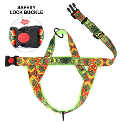 Nylon Dog Harness No Pull Strong Dog Harnesses Adjustable Pet Walking Training Vest for Small Medium Large Dogs Pitbull Bulldog