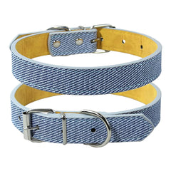 Soft Durable Dog Collar PVC Leather Adjustable Pet Collar for Small Medium Large Dogs Cat Puppy Accessories Chihuahua Brown