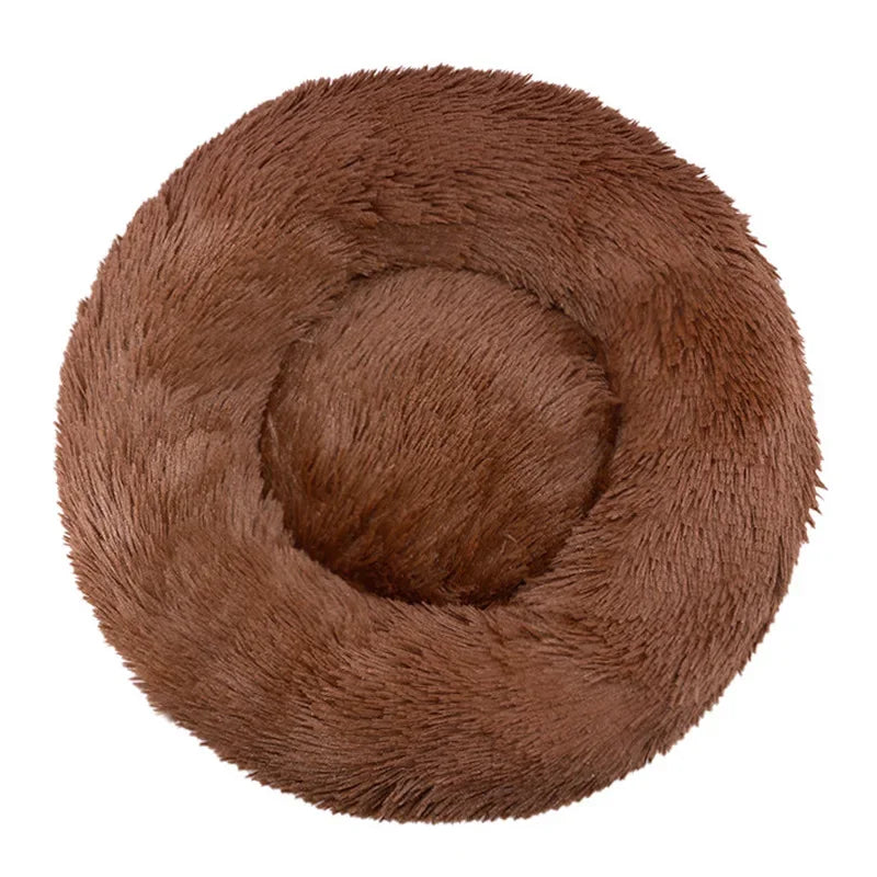 Cats Plush Bed Round - For Soft And Warm Sleep