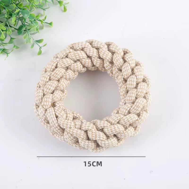 Cat Dog Knot Toy Cleaning Teeth Grinding Teeth Interest Interactive Wear Resistant Knot Toy Play Entertainment Pet Supplies