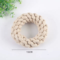 Cat Dog Knot Toy Cleaning Teeth Grinding Teeth Interest Interactive Wear Resistant Knot Toy Play Entertainment Pet Supplies