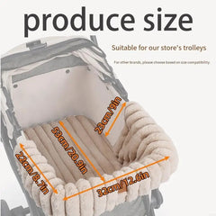 Pet Stroller Cushion – Soft Removable Mat for Dog & Cat Strollers