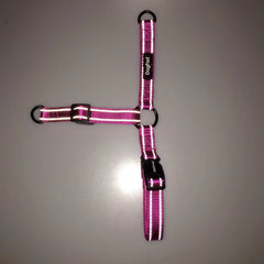 Easy Walking Dog Harness Nylon Adjustable Dog Harness for Small Medium Large Two Leash Attachments Running Training Harness