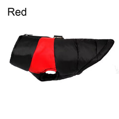 Pet Waterproof Warm Large Dog Vest Cat Puppy Ski Winter Warm Dog Clothes Waterproof Pet Vest Zipper Jacket