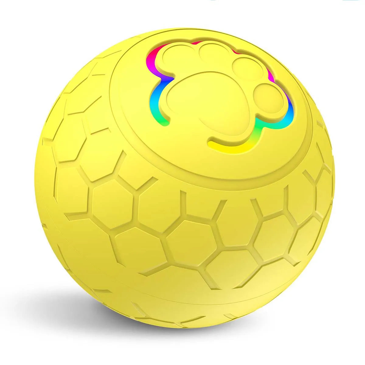 Smart Interactive Dog Toy Ball with Automatic Bouncing and RGB Lights for Small to Medium Dogs