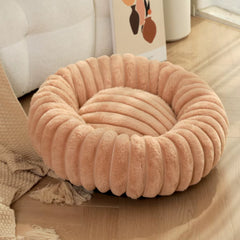 40-70Cm Pets Bed Winter Keep Warm Fluffy Pets Dogs Beds Large round Super Warm Soft Cat House Plush Cat Nest Winter Big Bed