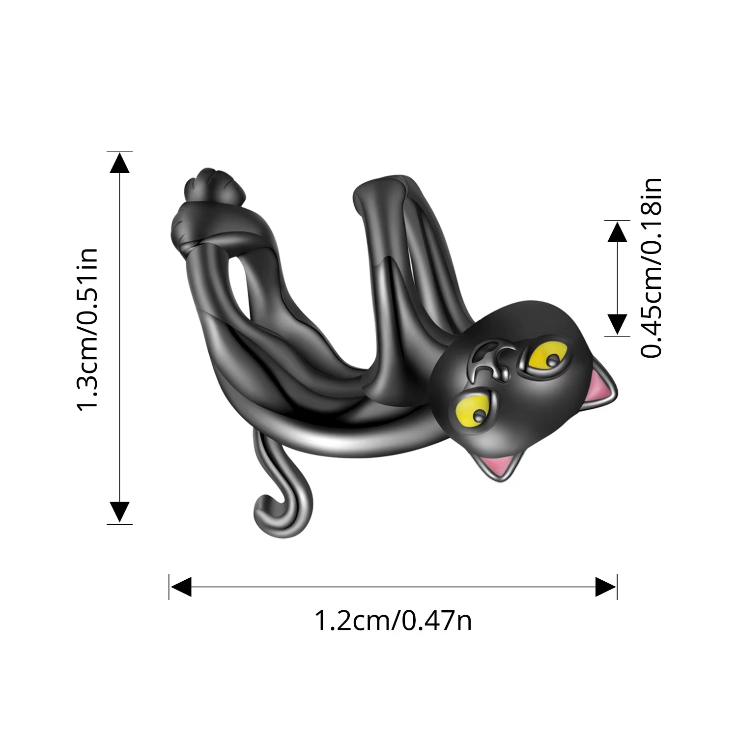 Cat Shaped Pendants For Bracelet & Necklace