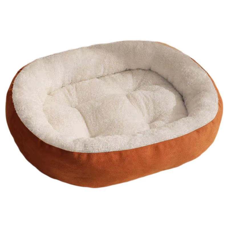 Bed for Cats Plush Dog Mat Beds Non-Slip Winter Warm Small Dog Kennel Sleeping Mat Four Seasons Cat Nest Cushion Pet Supplies