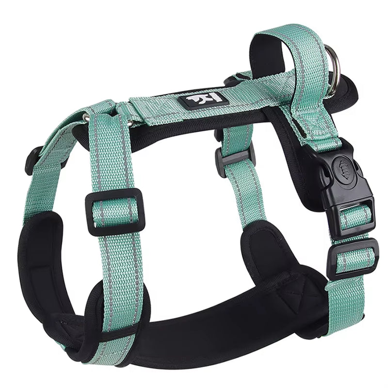 New Pet Dog Harness Reflective with Handle Easy Control Dog Vest Harness Adjustable Puppy Chest Straps for Small Medium Dogs