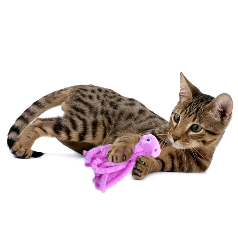 Cat Toy Cute Octopus Plush Toy Bite Resistant Teeth