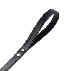 Genuine Leather Dog Leash with Metal Hardware – Durable Soft Training Lead