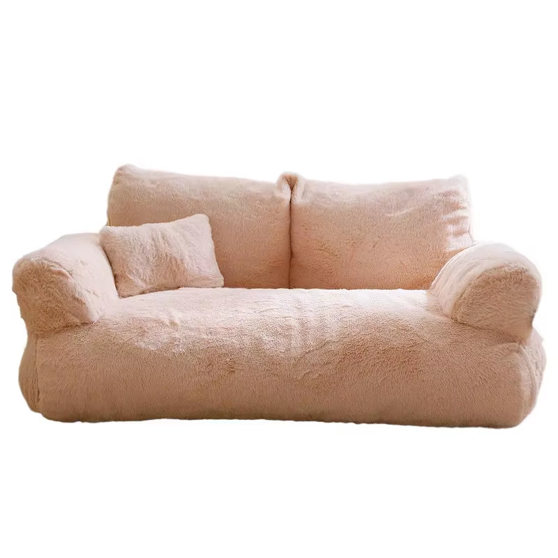 Luxury Cat Bed Super Soft Warm Pet Sofa for Small Dogs Cats Detachable 