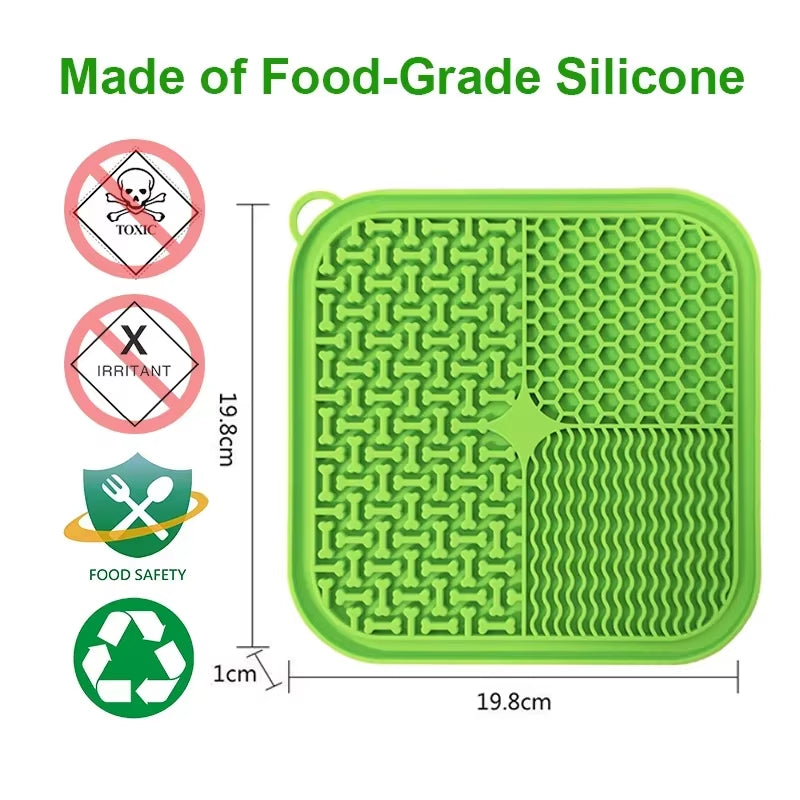 Silicone Pet Licking Mat - Anxiety Relief & Slow Feeder | Pawzation
