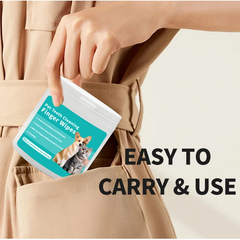 Dog & Cat Ear and Teeth Cleaning Wipes | Individual & Bundle