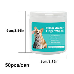 Dog & Cat Ear and Teeth Cleaning Wipes | Individual & Bundle