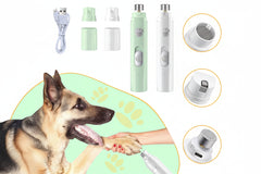 Ergonomic pet nail trimmer with LED light for safe grooming