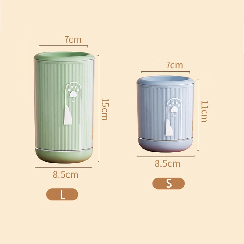 Silicone Dog Paw Cleaning Cup Portable Pet Foot Cleaning Cup for Cats Dogs Detachable Dog Cat Paw Cleaner Dog Accessories