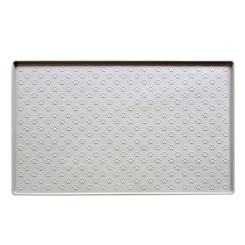 Pet Placemat Food Bowl Mats - Silicone Material Waterproof And Antislip