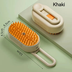 3-In-1 Dog Hair Brush Cat Hair Brush Electric Pet Cleaning Brush Steam Spray Brush Massage Hair Removal Comb Pet Accessories