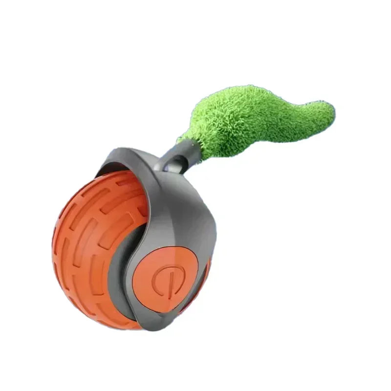 Automatic Rolling Ball Interactive Pet Toy with Rechargeable Electric Function for Cats and Dogs - Imitates Mouse Movement