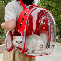 Pet-carrying Transparent Capsule Backpack