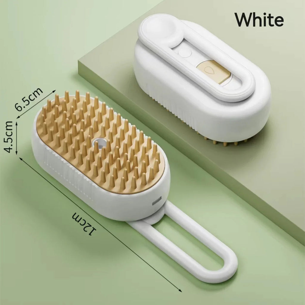 3-In-1 Dog Hair Brush Cat Hair Brush Electric Pet Cleaning Brush Steam Spray Brush Massage Hair Removal Comb Pet Accessories