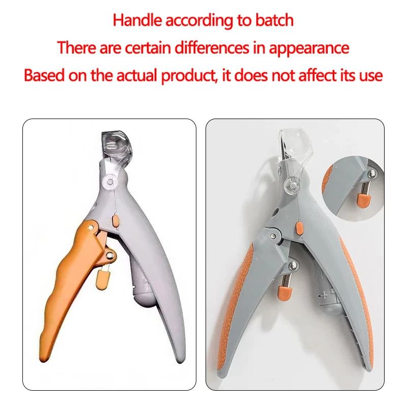 LED Light Pet Nail Clippers Dual-Sided 5X Magnification for Cats and Dogs - Easy Trimming of Nails and Claws