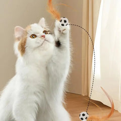 Funny Silicone Cat Toy Balls Durable Easy to Use Indoor Rolling Magic Ball Small Cat Teasing Stick