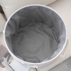 Striped Claw round Dog Pet Toy Basket Clothes Storage Box with Handle Pet Supplies