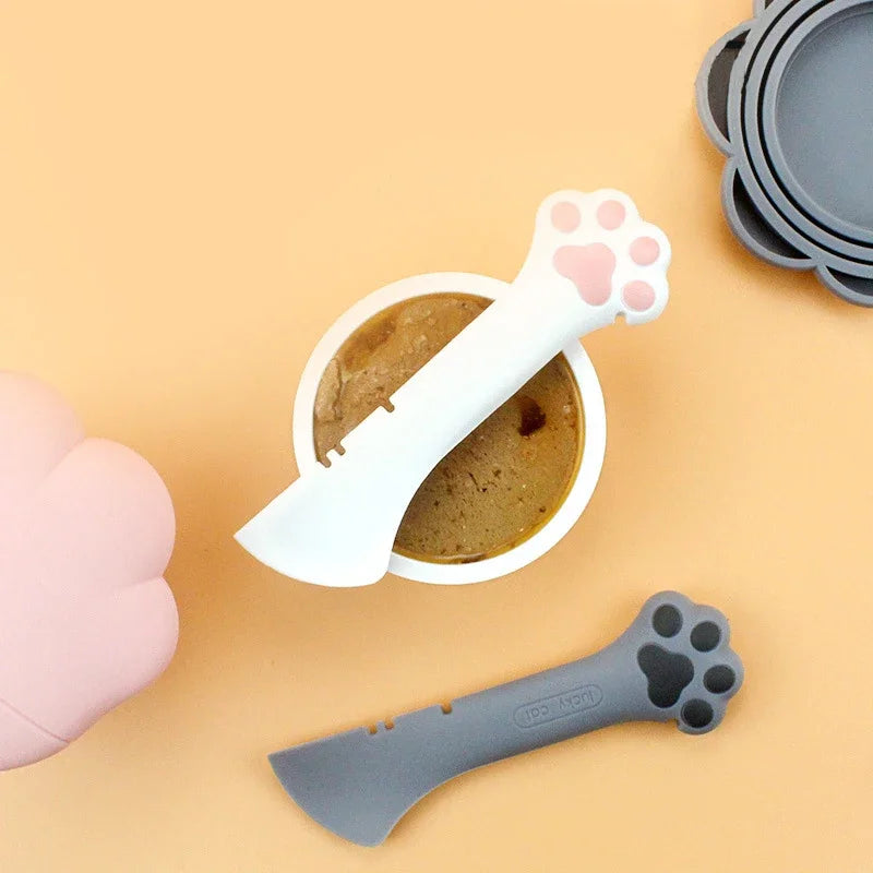 Cat Paw Design Can Opener And Lid