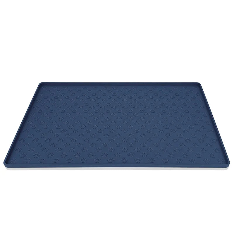 Pet Placemat Food Bowl Mats - Silicone Material Waterproof And Antislip