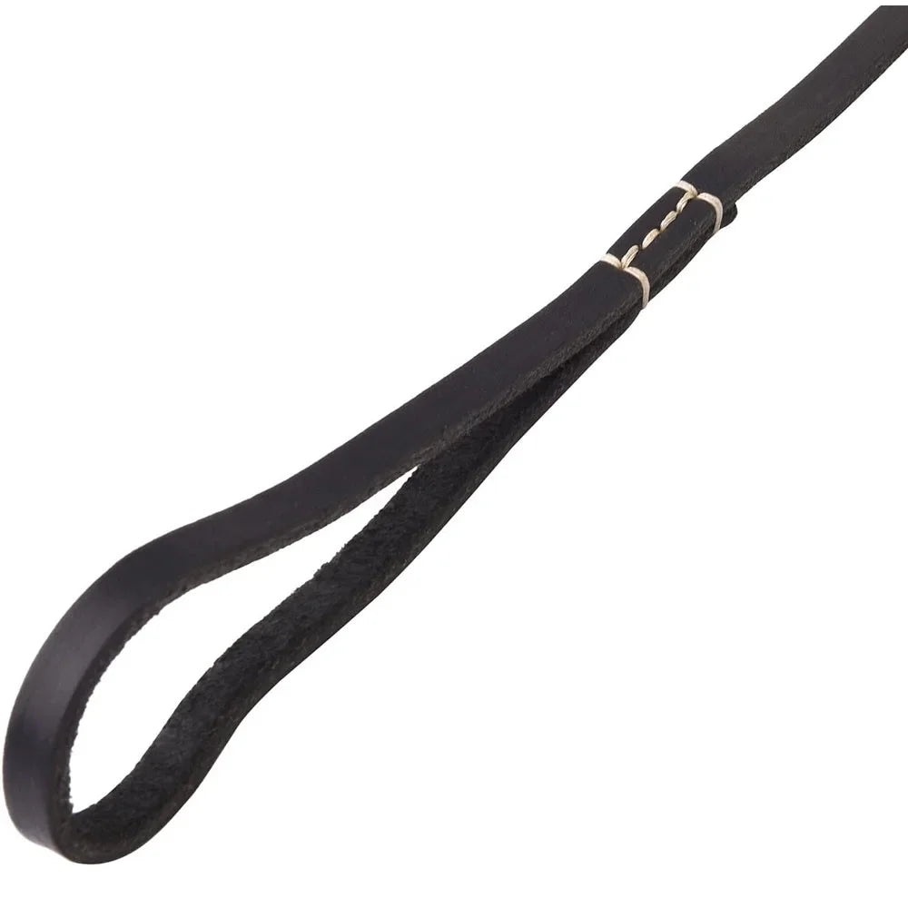 Soft Genuine Leather Dog Leash for Puppies & Small Dogs – Training Lead with Brass Hardware