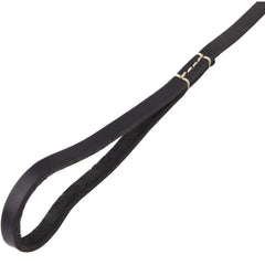 Soft Genuine Leather Dog Leash for Puppies & Small Dogs – Training Lead with Brass Hardware