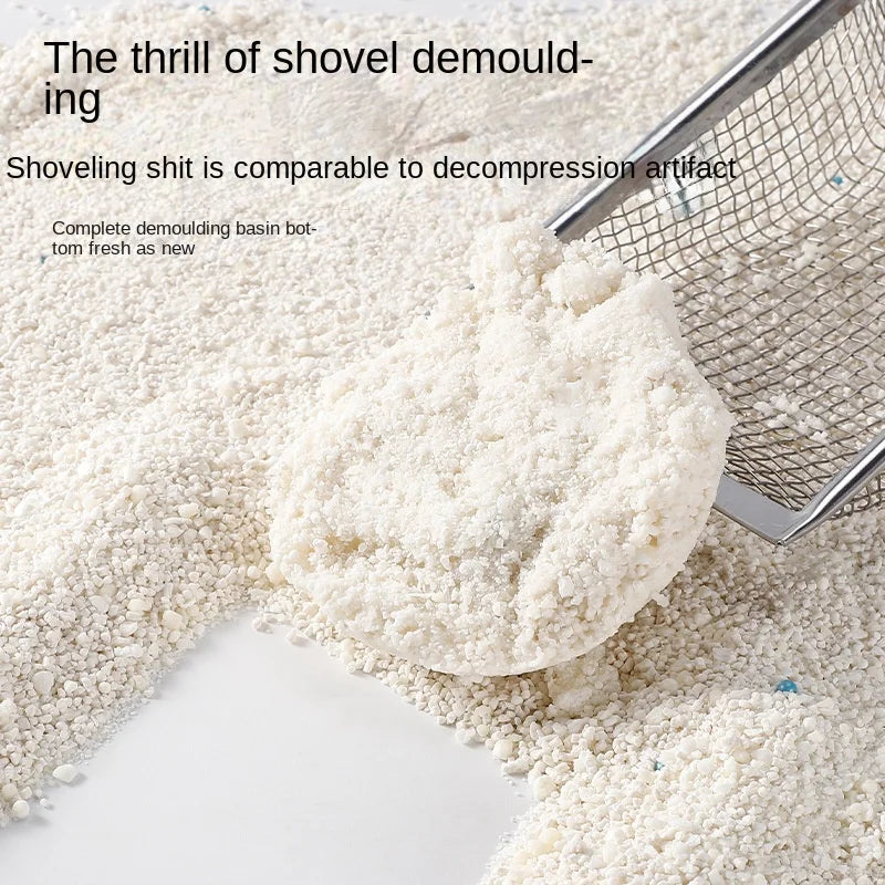 Pet Cassava Cat Litter, Plant-Based Deodorizing, Mixed with Tofu Sand and Bentonite