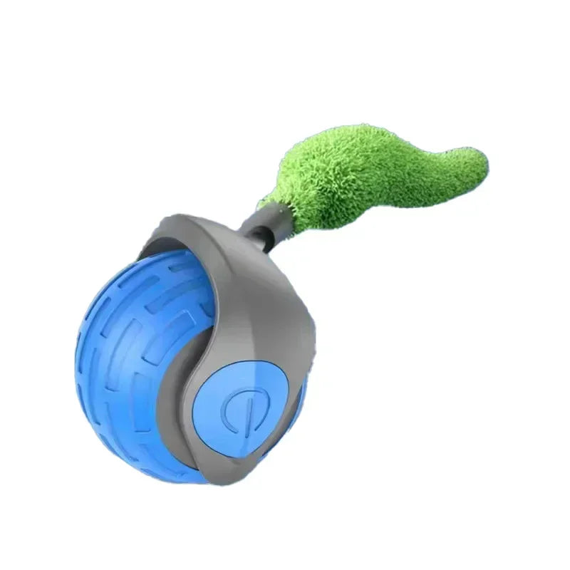 Automatic Rolling Ball Interactive Pet Toy with Rechargeable Electric Function for Cats and Dogs - Imitates Mouse Movement