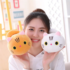 25-50CM Lovely Cute Cat Stuffed Plush Toy Cartoon Cat Children'S Sleeping Doll Christmas Kawaii Cat Decoration Gifts