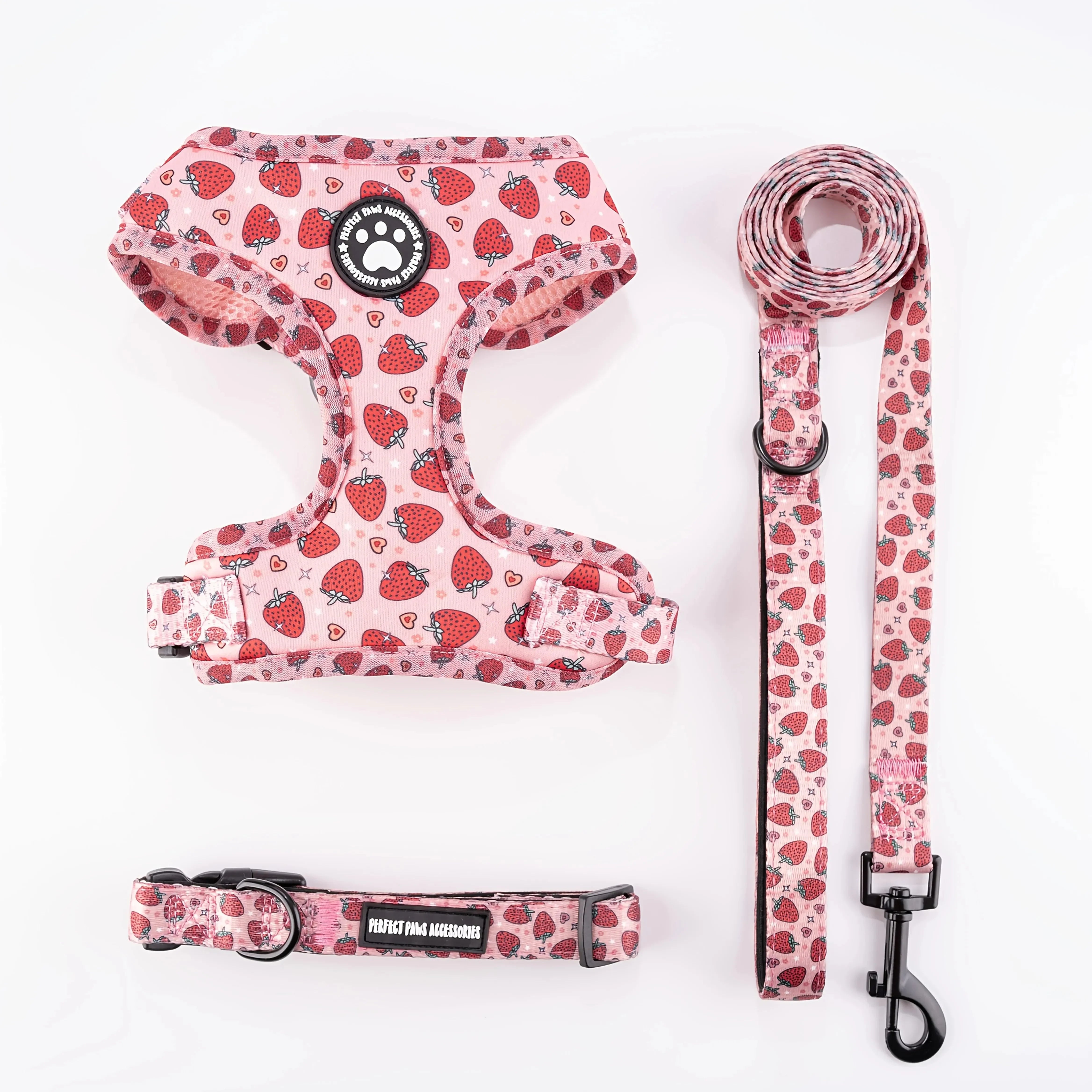 Dog Collar Lead & Harness Set - Top Dogs Fashion