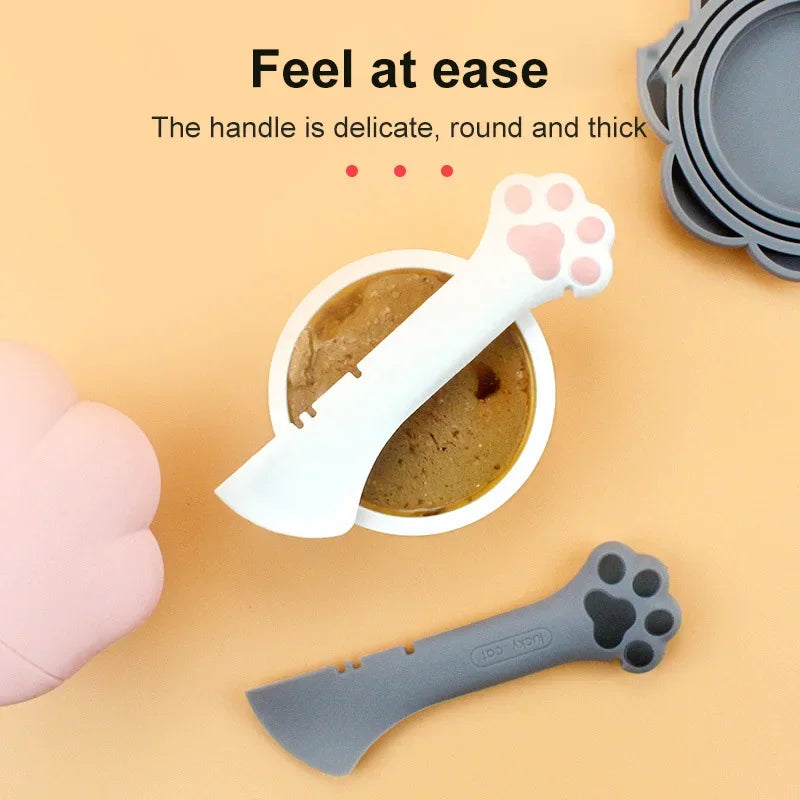 Cat Paw Design Can Opener And Lid