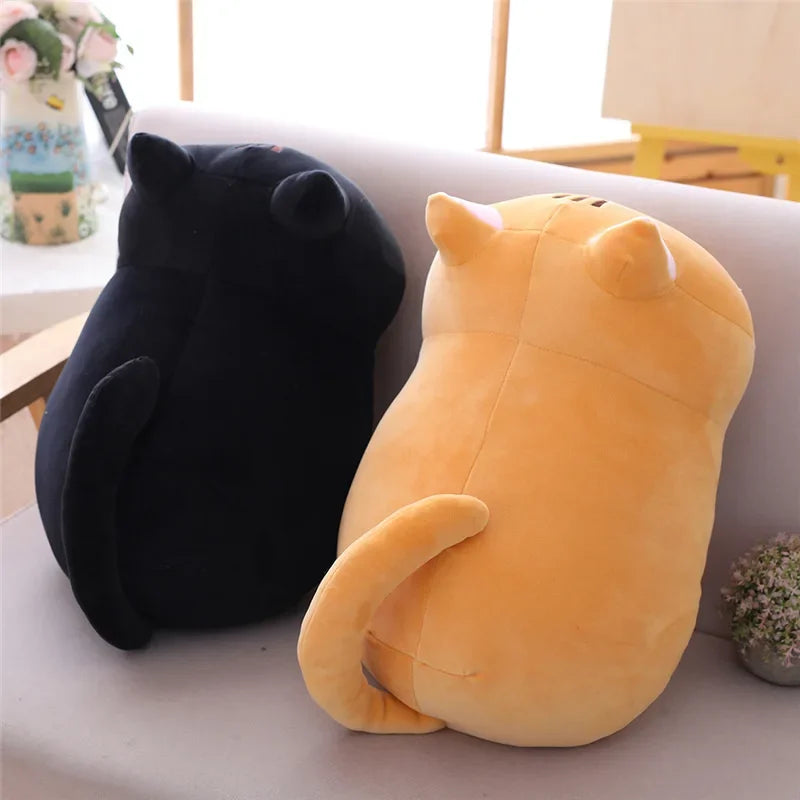 25-50CM Lovely Cute Cat Stuffed Plush Toy Cartoon Cat Children'S Sleeping Doll Christmas Kawaii Cat Decoration Gifts