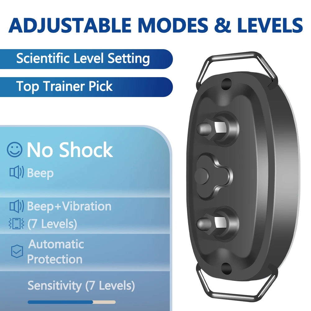 2024 New Smart Dog Bark Collar,Rechargeable Smart Barking Collar, anti Bark Training Collar Adjustable Sensitivity