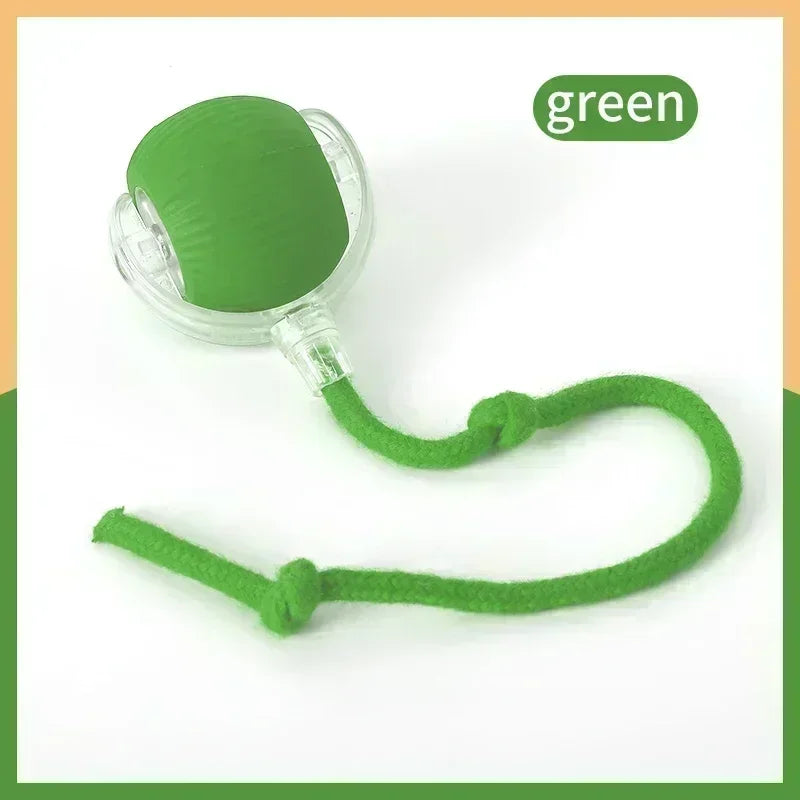 Automatic Rolling Ball Interactive Pet Toy with Rechargeable Electric Function for Cats and Dogs - Imitates Mouse Movement